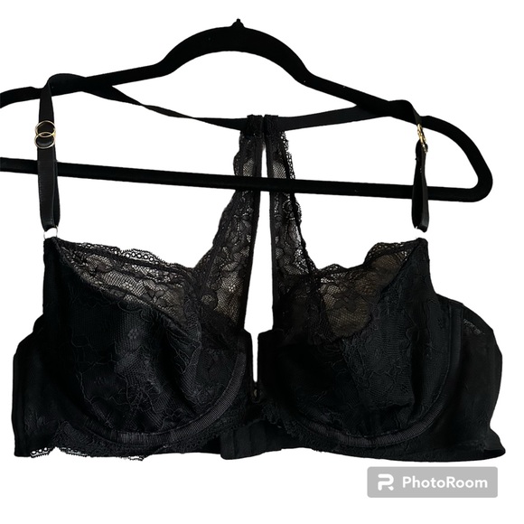 CACIQUE 42C LACE RACERBACK BRA - Picture 1 of 7